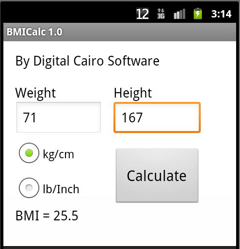 BMI Calculator